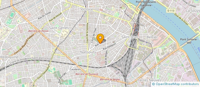 localisation de l'entreprise S.A.S.U. LESGOURGUES à BORDEAUX