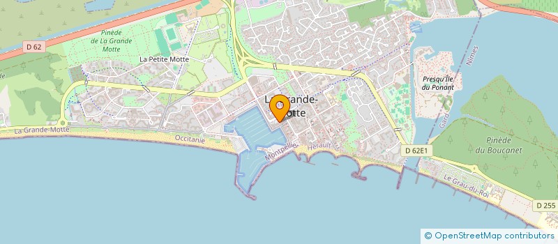 localisation de l'entreprise S.A.S.U. LIVIO  LA GRANDE-MOTTE