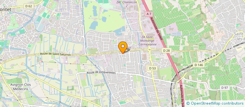 localisation de l'entreprise S.A.S.U MAISON EMILIE  MORIERES-LES-AVIGNON