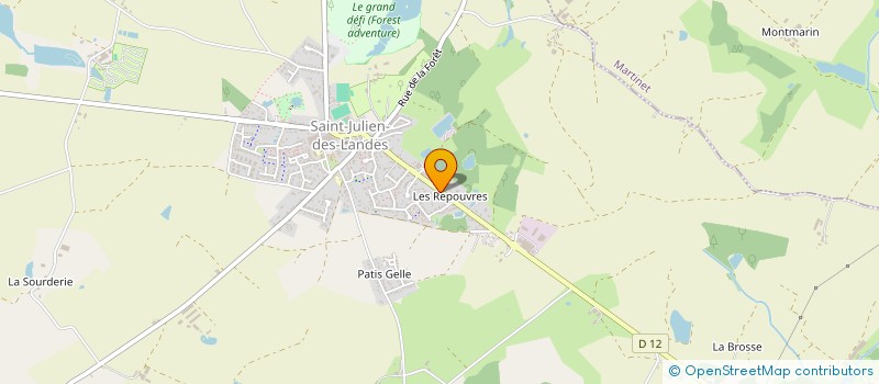 localisation de l'entreprise S.A.S.U PASQUIER85  SAINT-JULIEN-DES-LANDES