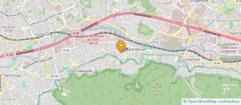 localisation de l'entreprise S.A.S.U RENOV-PISCINES 13 à MARSEILLE