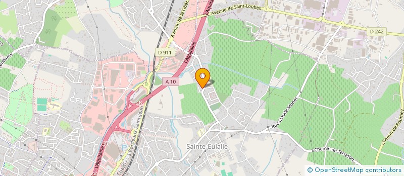 localisation de l'entreprise S.A.S.U.S.E.G VINCONNEAU  SAINTE-EULALIE