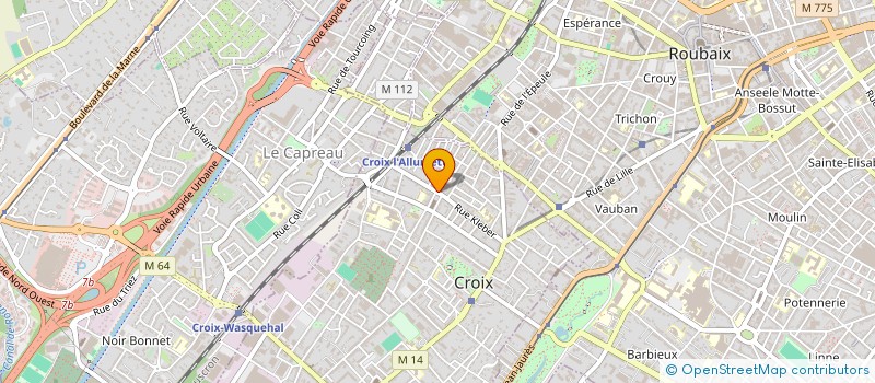 localisation de l'entreprise S.A.S.U. SAINT PIERRE MARKET  CROIX