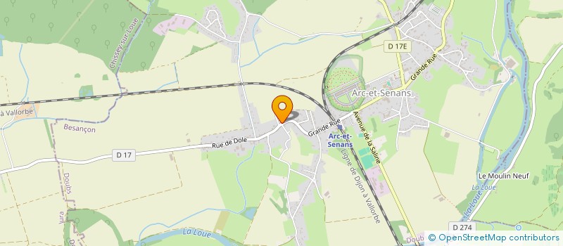 localisation de l'entreprise S.A.S.U. SIMON.A  ARC-ET-SENANS