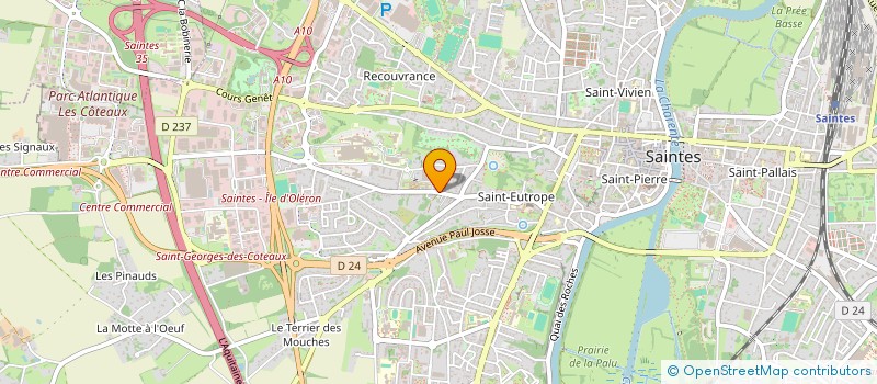 localisation de l'entreprise S.A.S.U SOL RESINE CONCEPT à SAINTES