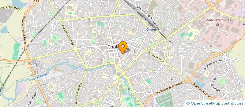 localisation de l'entreprise S.A.T.P à CHOLET