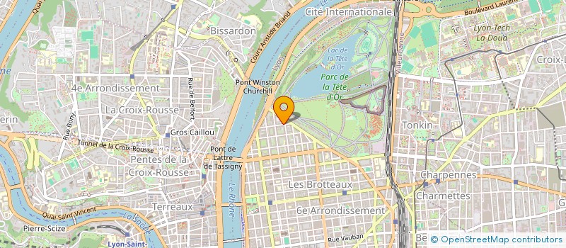 localisation de l'entreprise S.A.T.T GC  LYON 6EME