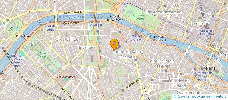 localisation de l'entreprise S.A. TAILLARDAT à PARIS