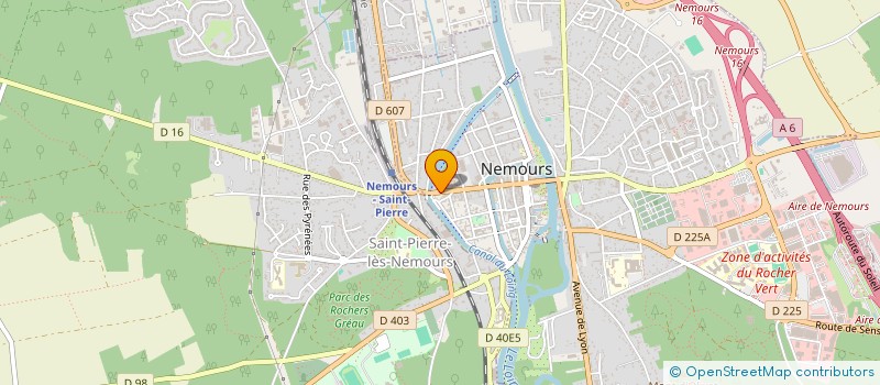 localisation de l'entreprise S.A.U.G.E.  NEMOURS