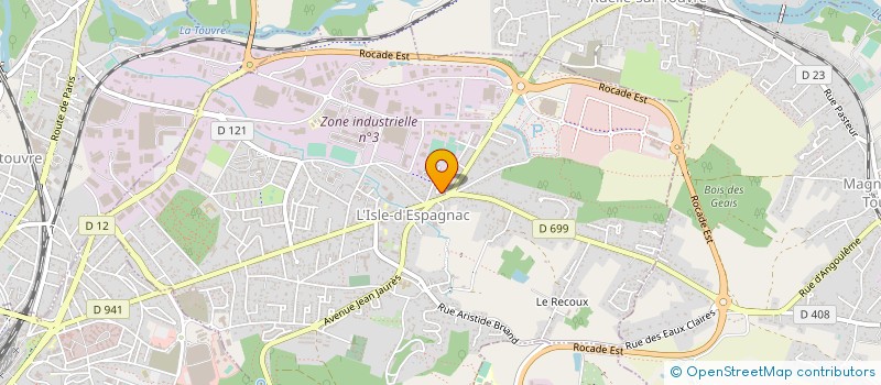 localisation de l'entreprise S.A.V. 16 à L'ISLE-D'ESPAGNAC