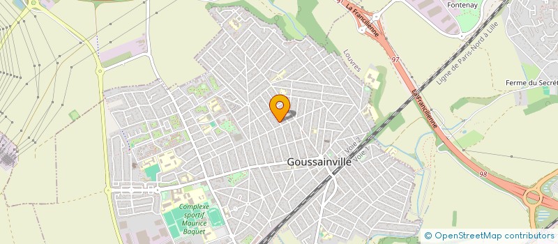 localisation de l'entreprise S.A.V. à GOUSSAINVILLE
