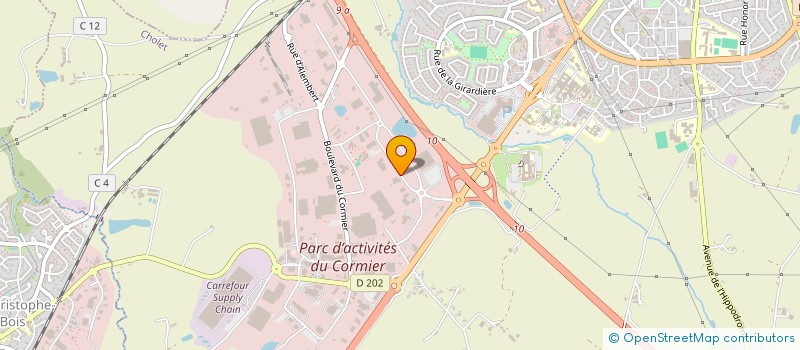 localisation de l'entreprise S A V E C à CHOLET