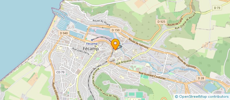 localisation de l'entreprise S.A.V. FROID EQUIPEMENTS à FECAMP