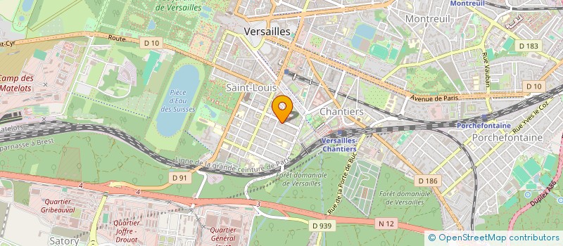 localisation de l'entreprise S&A VIOLET à VERSAILLES