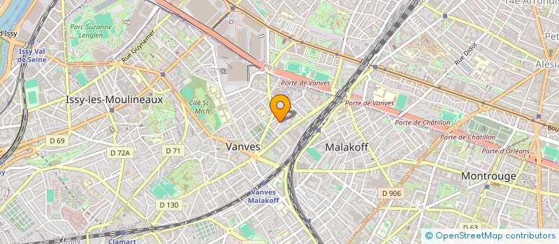 localisation de l'entreprise S.A. VOILLOT-FISANOTTI à VANVES