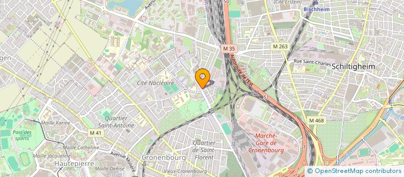 localisation de l'entreprise S&AA à STRASBOURG