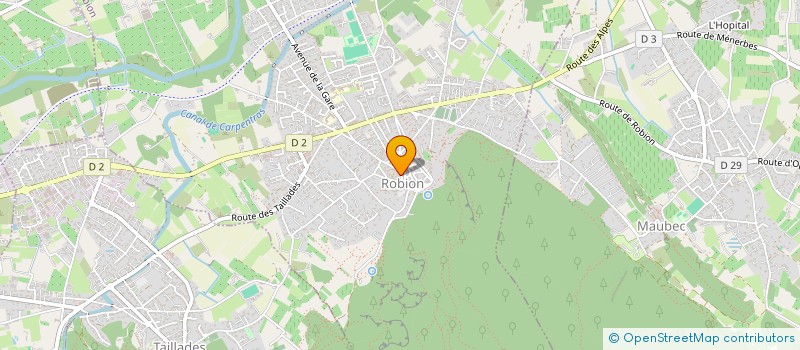 localisation de l'entreprise S.ABRAN  ROBION