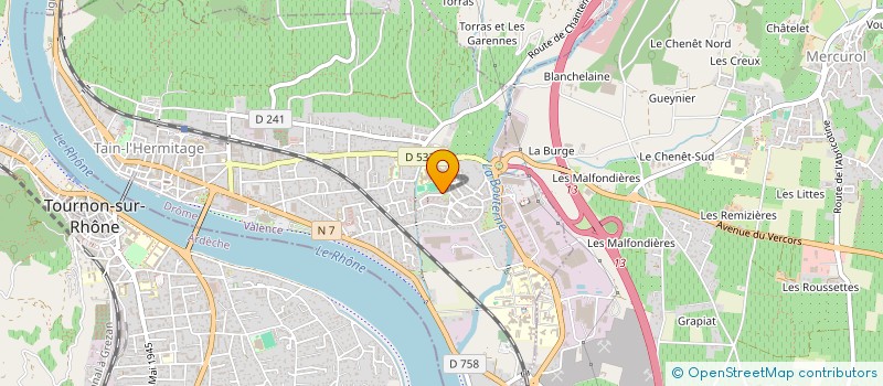 localisation de l'entreprise S-ACOM  CROZES-HERMITAGE