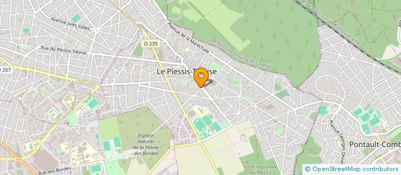 localisation de l'entreprise S.AD7  LE PLESSIS-TREVISE