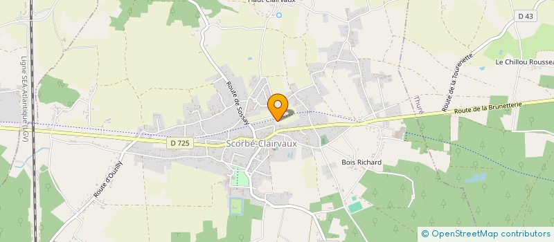 localisation de l'entreprise S.AFFICHAGE  SAVIGNY-SOUS-FAYE