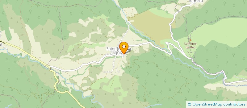 localisation de l'entreprise S'AIMER A PAS DE LOUP  SAINT JULIA DE BEC