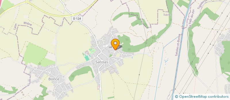 localisation de l'entreprise S'ALU à SATOLAS-ET-BONCE