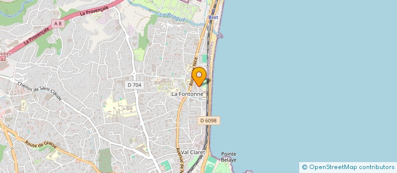 localisation de l'entreprise S'AMUSER AVEC LE SPORT à ANTIBES