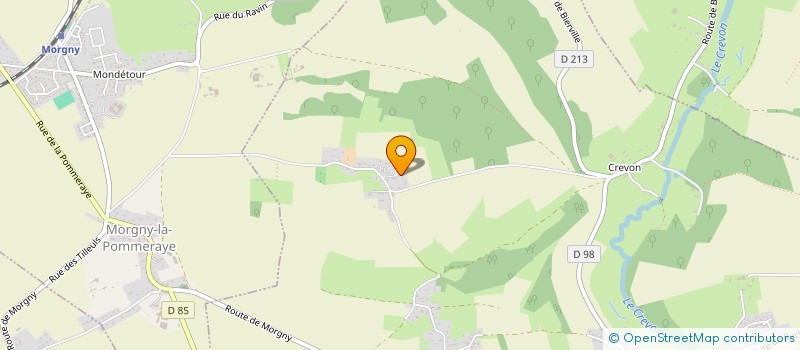 localisation de l'entreprise S AND D  BLAINVILLE-CREVON