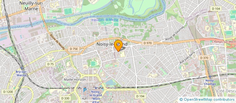 localisation de l'entreprise S-AND-E PROJECT SARL à NOISY-LE-GRAND