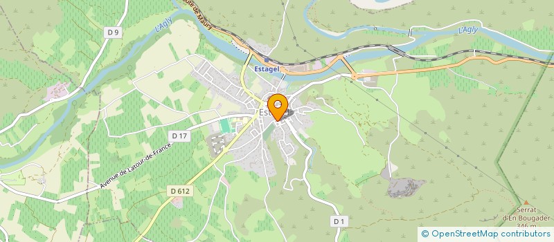 localisation de l'entreprise S AND S  ESTAGEL