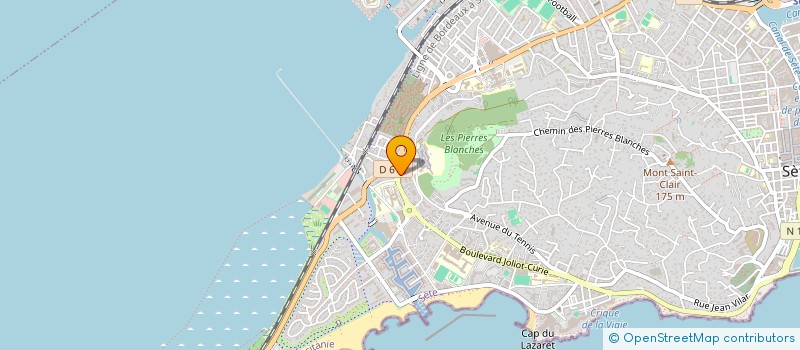 localisation de l'entreprise S'ANTONI IMMOBILIER SETE à SETE