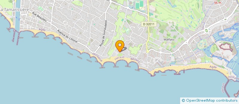 localisation de l'entreprise S'ANTONI PROMOTION  AGDE