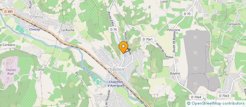 localisation de l'entreprise S-ARCHITECTURE  CHAZAY-D'AZERGUES