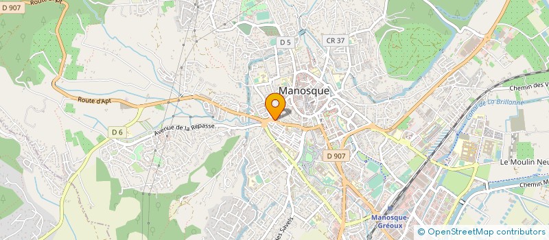 localisation de l'entreprise S AUTO à MANOSQUE