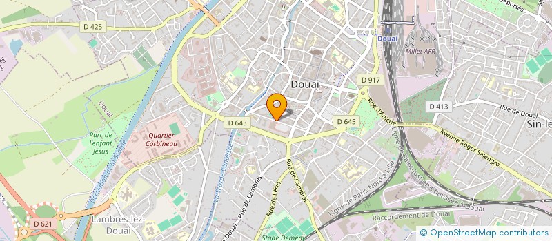 localisation de l'entreprise S B 3 à DOUAI