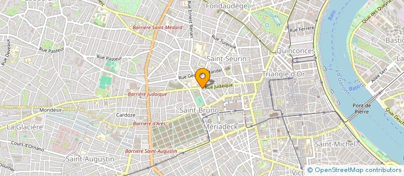 localisation de l'entreprise S.B  BORDEAUX