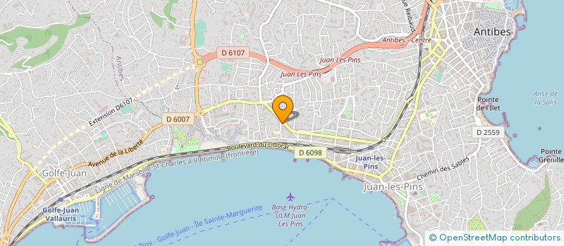 localisation de l'entreprise S B à ANTIBES