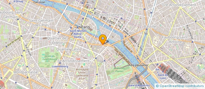 localisation de l'entreprise S.B.  PARIS