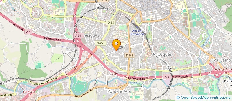 localisation de l'entreprise S B à AIX-EN-PROVENCE