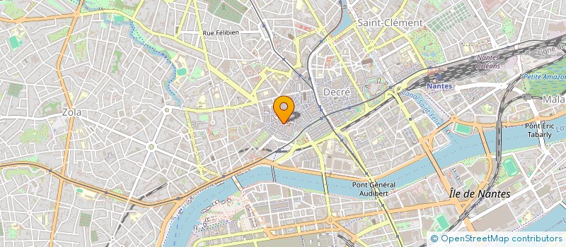 localisation de l'entreprise S.B. à NANTES