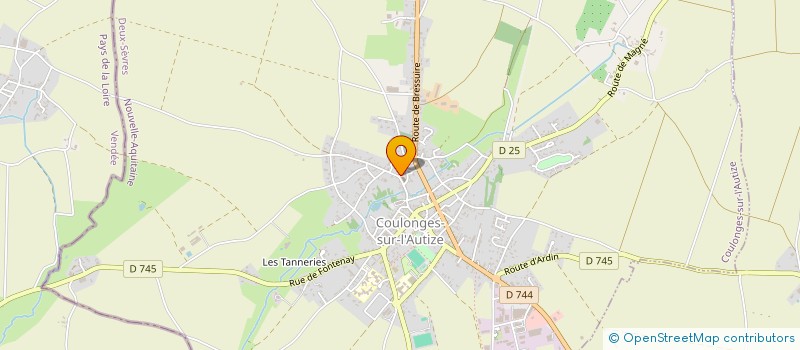 localisation de l'entreprise S & B  SAINT-LAURS