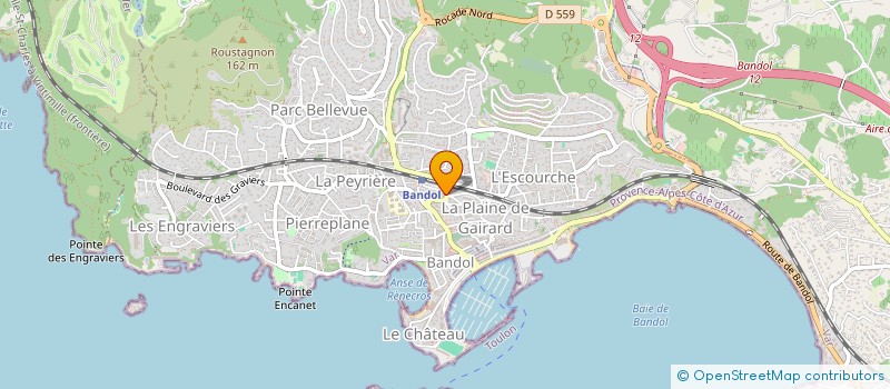 localisation de l'entreprise S&B à BANDOL