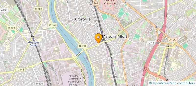 localisation de l'entreprise S & B à ALFORTVILLE
