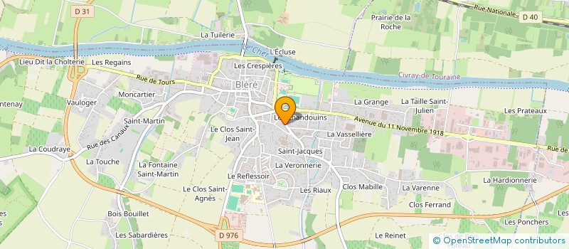 localisation de l'entreprise S.B.  GRASSE