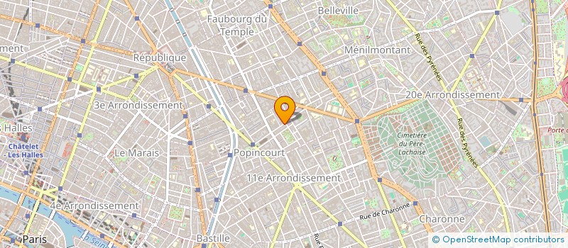 localisation de l'entreprise S & B  PARIS