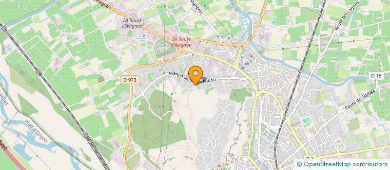localisation de l'entreprise S.B. à CAVAILLON
