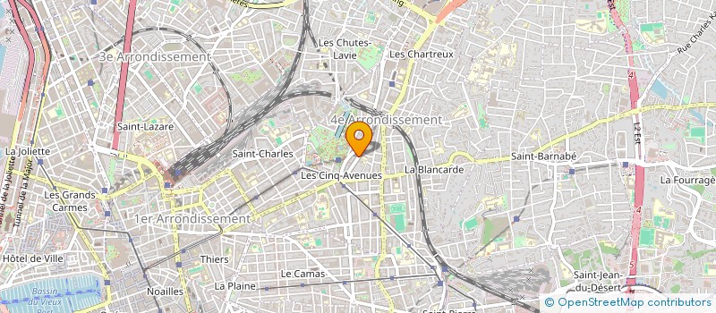 localisation de l'entreprise S & B à MARSEILLE