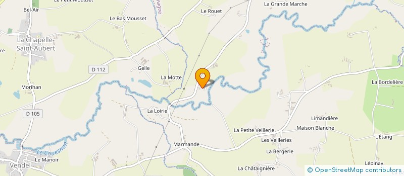 localisation de l'entreprise S.B.A.  ROMAGNE