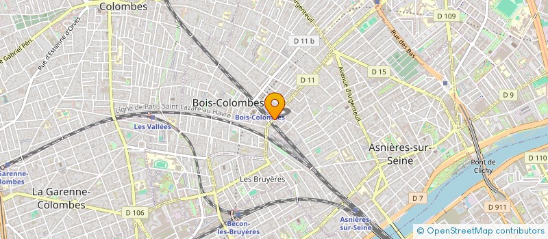 localisation de l'entreprise S B A OPTIQUE à ASNIERES-SUR-SEINE