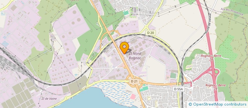 localisation de l'entreprise S.B.ALUMINIUM  ROGNAC